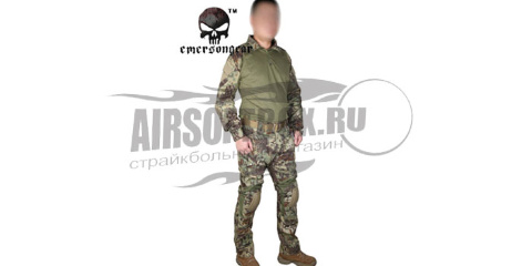 Emerson Камуфляжный костюм с налокотниками и наколенниками Gen2 (MR)